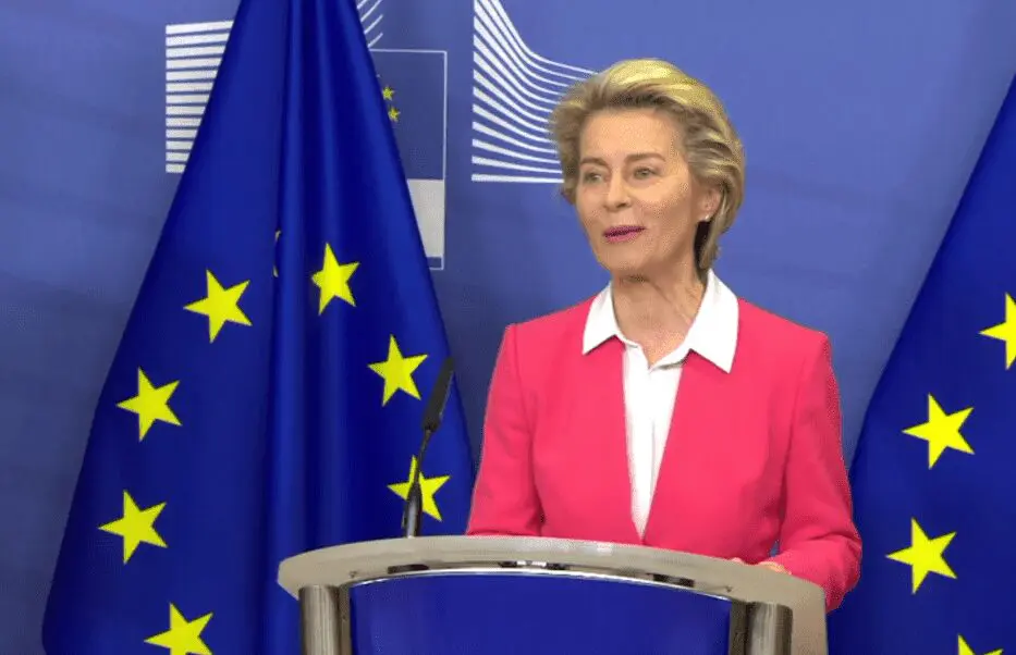 Press statement by von der Leyen with Gitanas Nausėda, Jüri Ratas, Mateusz Morawiecki, and Krišjānis Kariņš