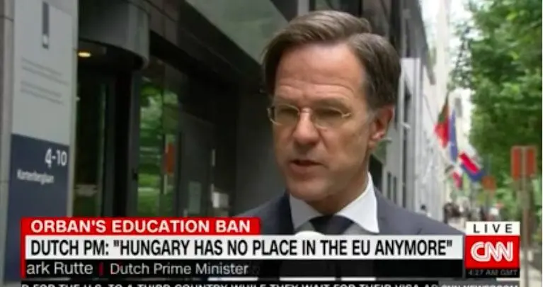 Hungary ‘has no place within the EU anymore,’ Dutch chief says