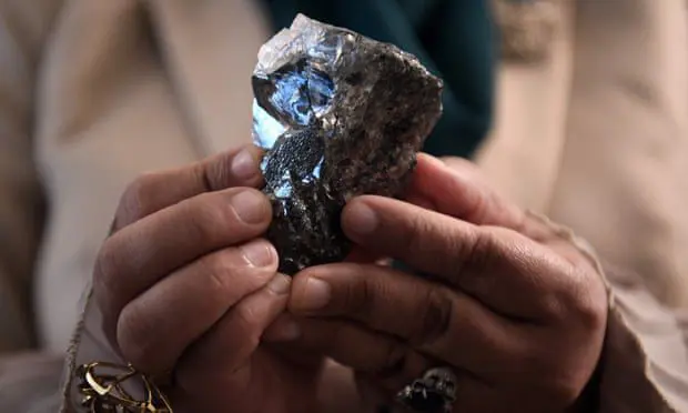Historical: They discovered a second huge diamond in a month