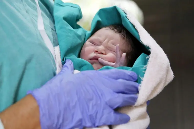 Newborn Baby in Hospital
