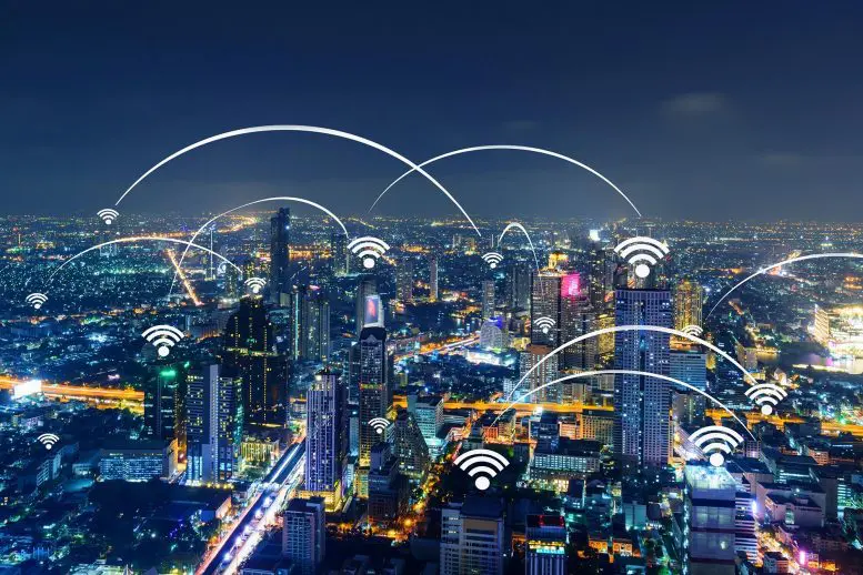 WiFi Signal Urban City