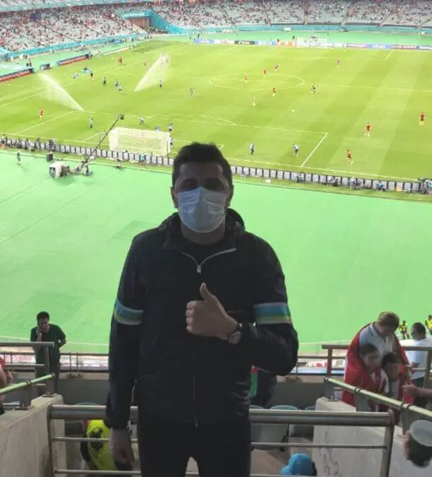 WHO Europe: Football fans take part in this exciting Game, but safe