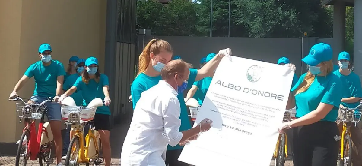 Milano Say No to Drugs volunteers work with City on international Day against drugs