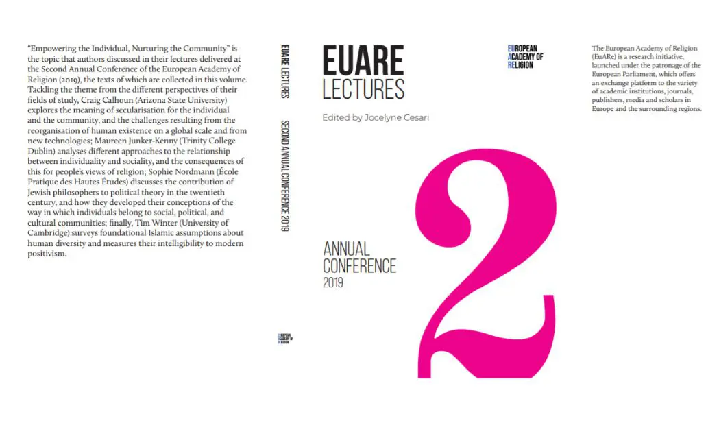 The European Academy of Religion has published its second volume of its Lectures