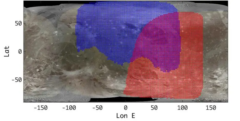 Ganymede Surface Juno JIRAM