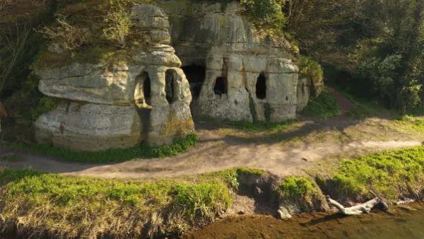The cave home of a Saxon king who had become a saint discovered