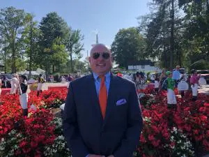 AWA executive director Marty Irby at Saratoga Racetrack on 8/14/21 | Photo: Animal Wellness Action
