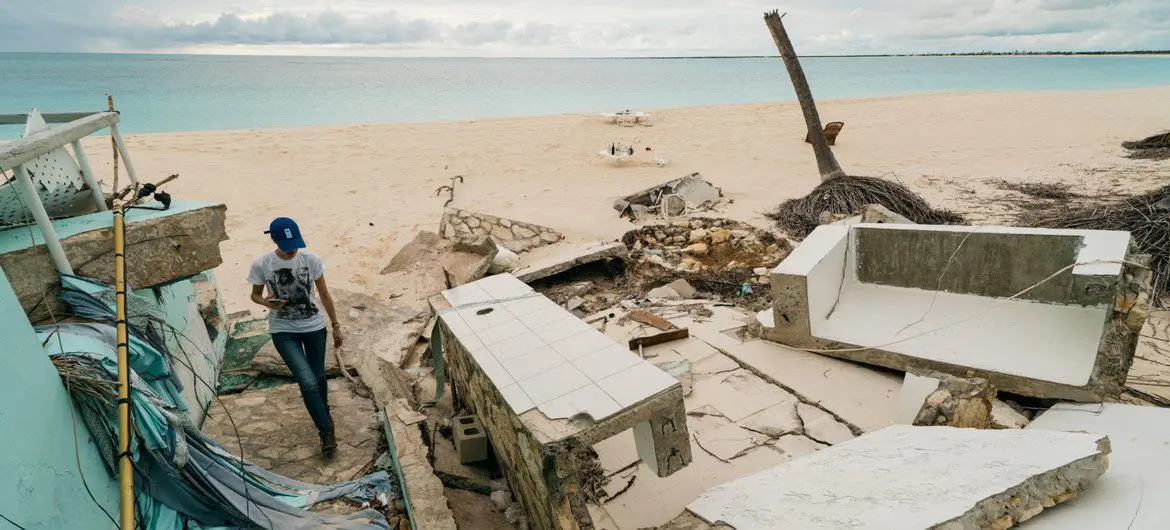 The aftermath of Hurricane Irma in Barbuda. The aftermath of Hurricane Irma in Barbuda.