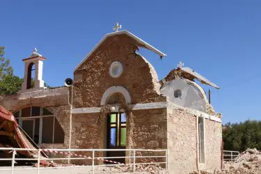 The only victim of the earthquake in Crete is a worker who repaired a church