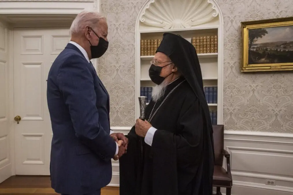 Biden received Patriarch Bartholomew in the Oval Office