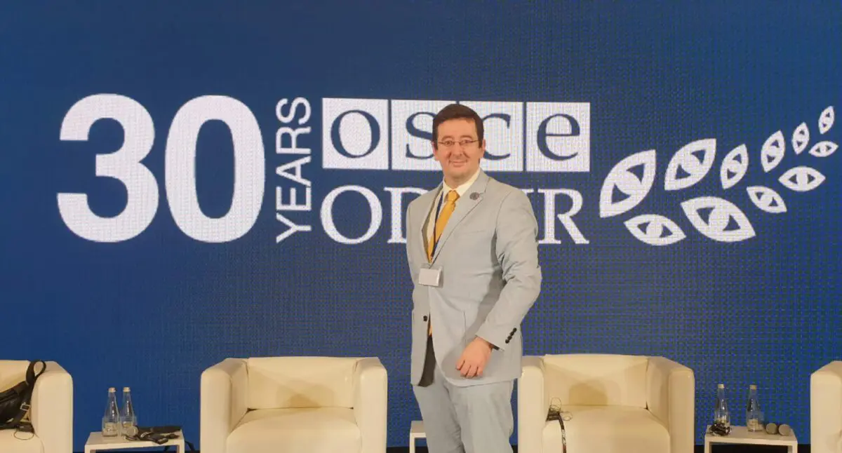 Scientologist acknowledges 30th Anniversary of ODIHR while exposing religious hatred by Germany