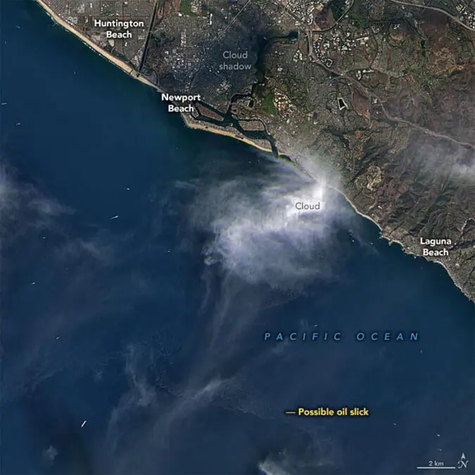 California Oil Spill October 2021 Annotated