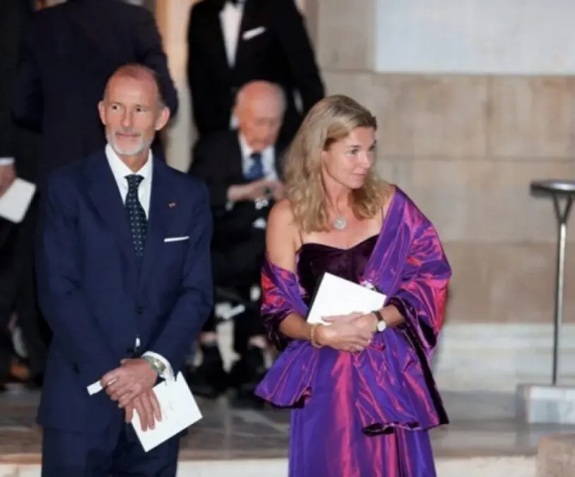 Prince Cyril Saxe-Coburg-Gotha at a royal wedding in Greece