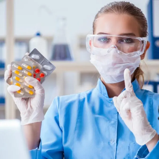 Scientist Medicine Warning