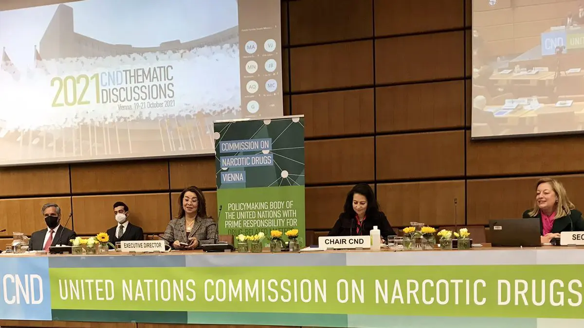 Commission on Narcotic Drugs: Debate between practitioners and national policy makers on the implementation of international drug policy commitments