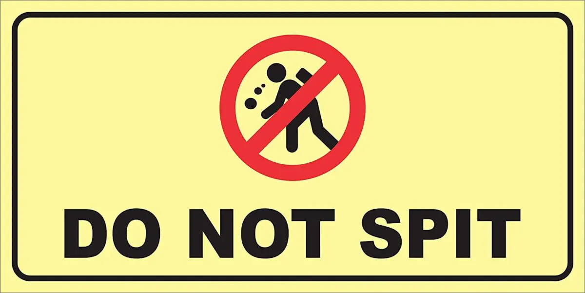 In China, spitting makes you homeless