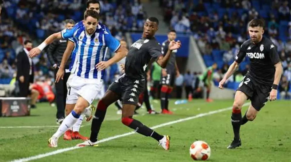 Europa League: Real hold Monaco to a draw thanks to Merino’s goal