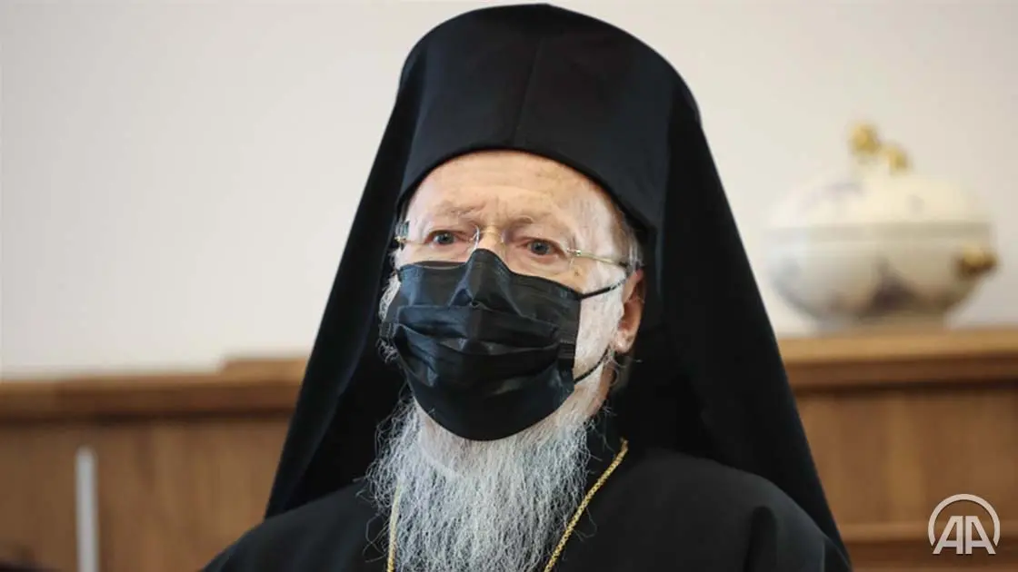 Ecumenical Patriarch Bartholomew in a hospital in the United States