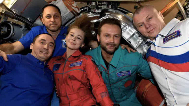 The Russian director and actor returned from the ISS with a film