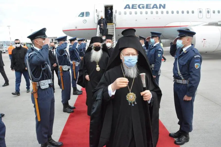 Ecumenical Patriarch Bartholomew arrived in Athens
