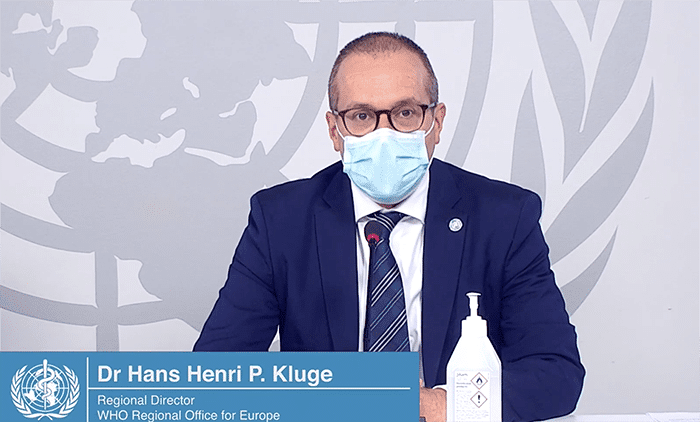 Europe and central Asia again at the epicentre of the pandemic