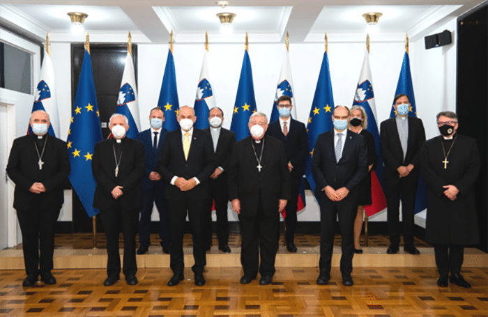Slovenian EU Presidency: European Church delegation meets with Prime Minister Janez Janša