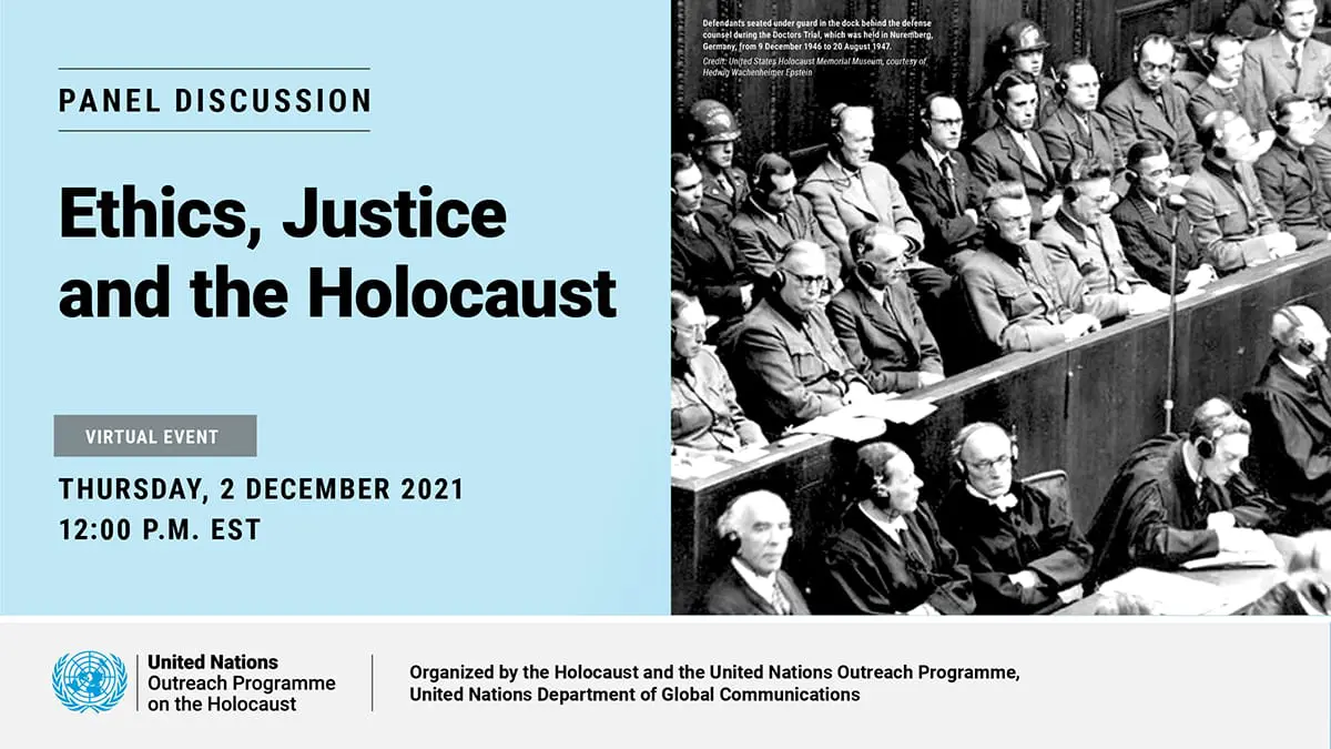 Panel Discussion “Ethics, Justice and the Holocaust”