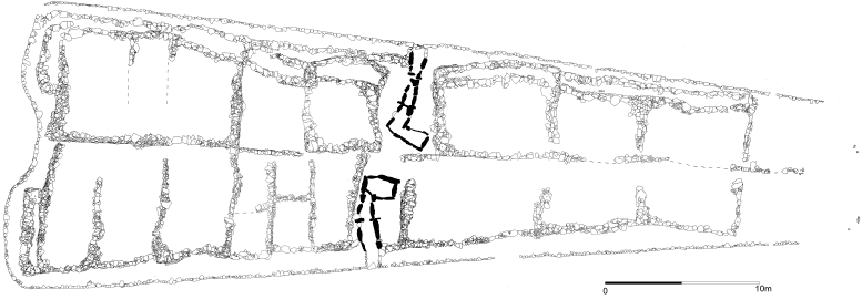 Layout Long Cairn at Hazleton North