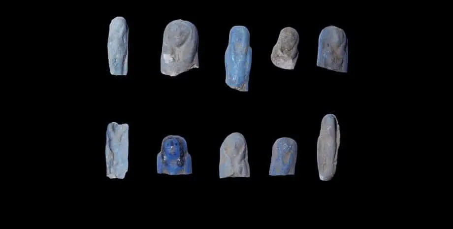 Ritual artifacts found under the temple of the female pharaoh Hatshepsut