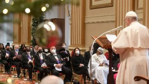 Pope to diplomatic corps: Great challenges of our time are all global