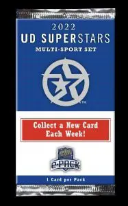 2022 UD Superstars New Foil Pack Image