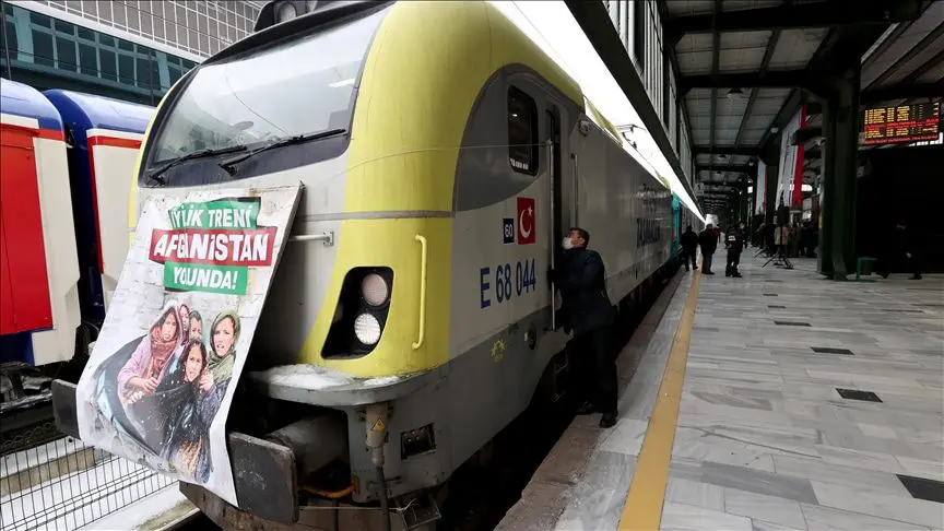 A humanitarian train left for Afghanistan