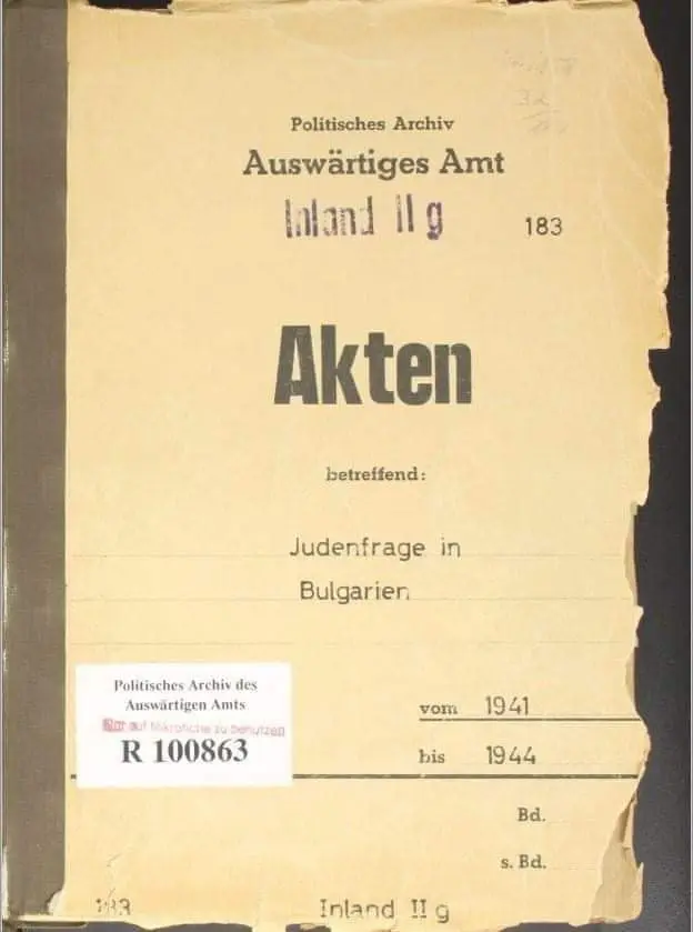 Bulgaria and the “Jewish question”