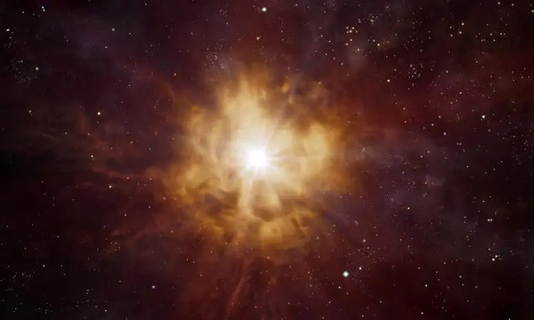 Wolf-Rayet Star Artist’s Impression