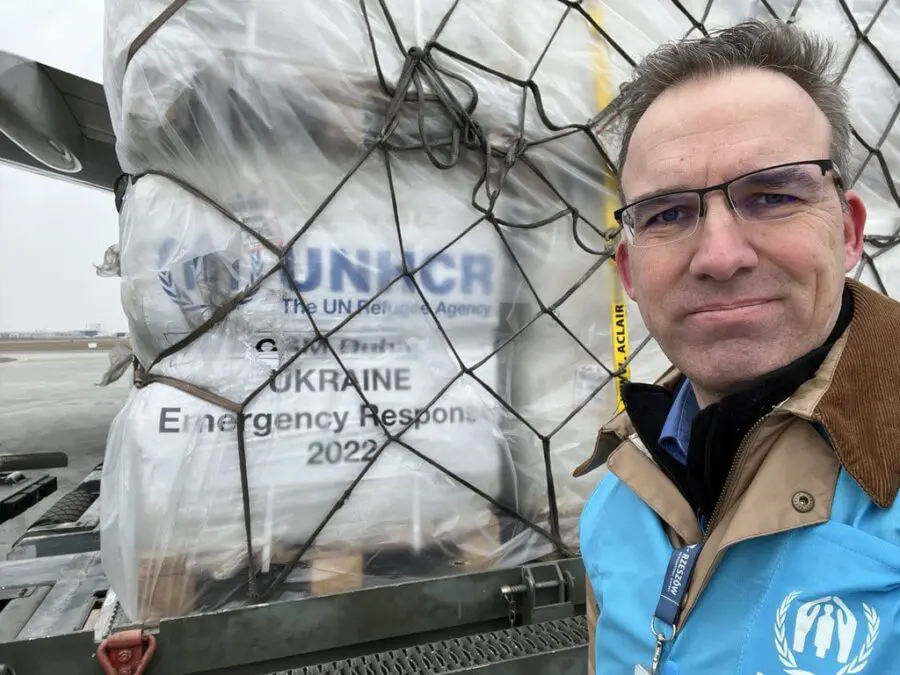 UNCHR senior spokesperson Chris Melzer