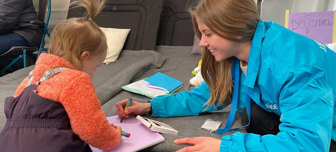 UNICEF has provided early childhood education (ECD) kits for Ukrainan refugee children in Poland. UNICEF has provided early childhood education (ECD) kits for Ukrainan refugee children in Poland.