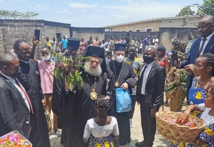 The Patriarch of Alexandria is visiting the Democratic Republic of the Congo
