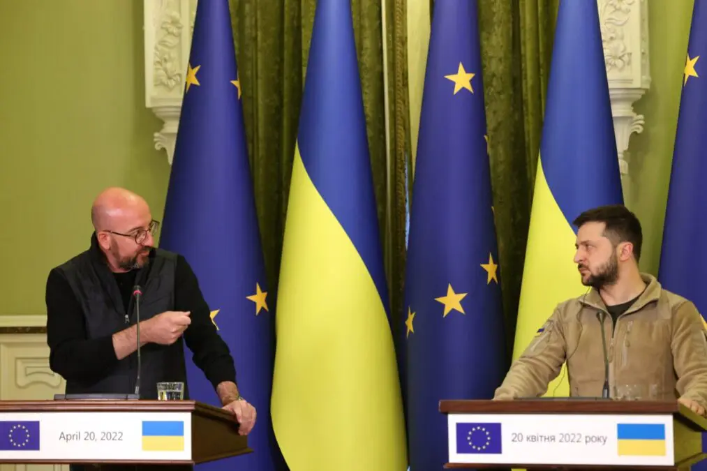 Michel to Zelenskyy: “We are extremely impressed by your personal leadership”