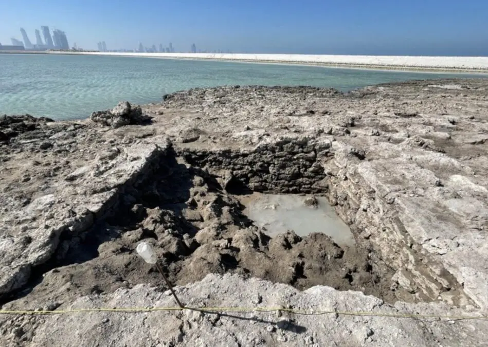 1,200-year-old artificial island found