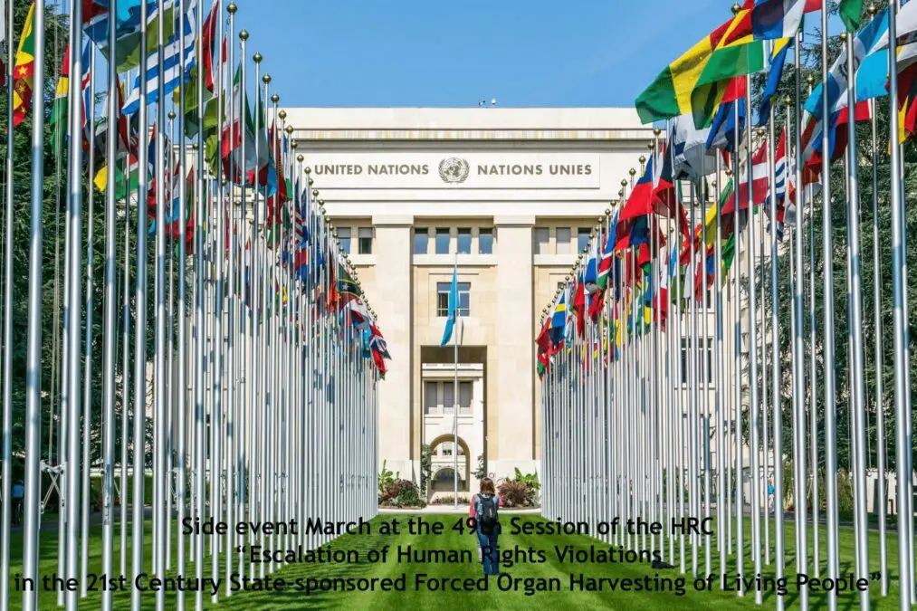 side events to the 49th session of the UN Human Rights Council : freedom of conscience and physical integrity