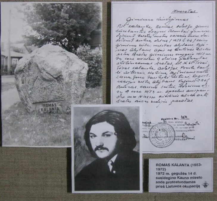 Fifty years ago, Romas Calanta became the burning herald of freedom against Moscow’s oppression