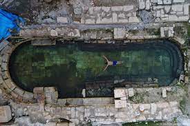 2000-year-old Roman bath welcomes tourists with healing 50-degree water
