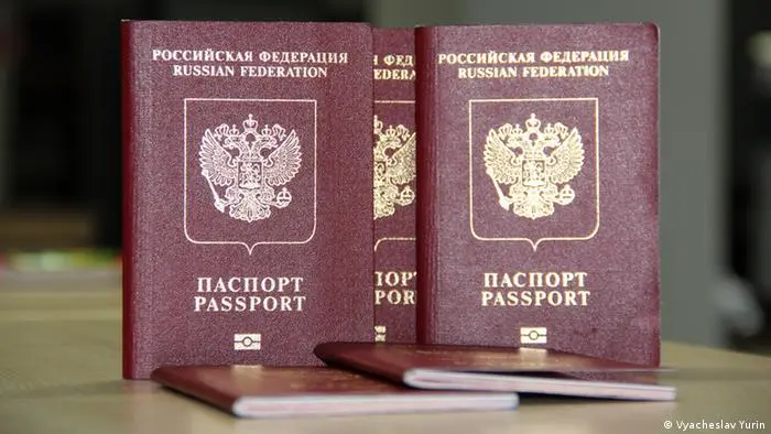 The United States condemned Russia’s decision to facilitate the issuance of Russian passports to Ukrainians