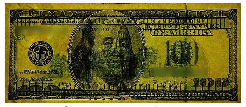 A defective but genuine 100-dollar bill was found in Belarus. How much can it cost?