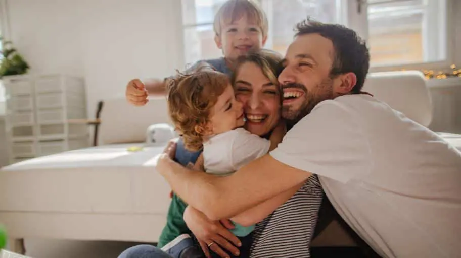 The child is a small mirror of your family