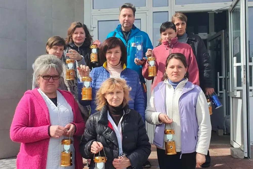 A light in the darkness for Ukrainians under fire