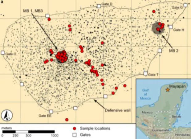 Prolonged drought led to social tensions and the collapse of Mayapan