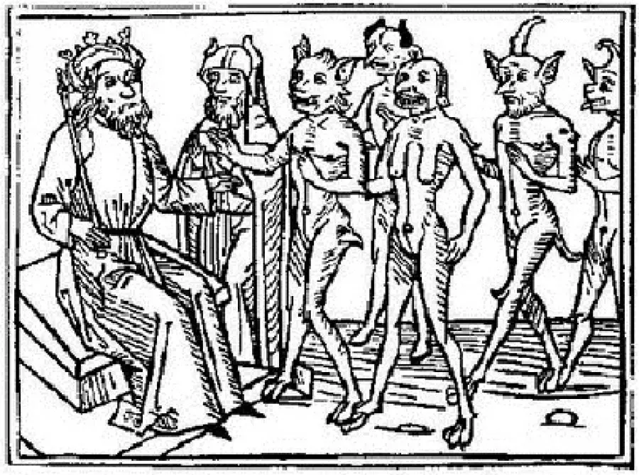 Why is Moses depicted with horns?