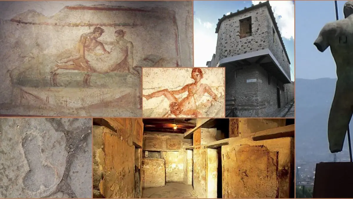 The most visited brothel is in Pompeii
