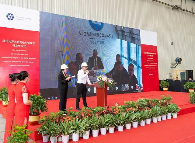 Construction of a floating Arctic power unit has begun in China